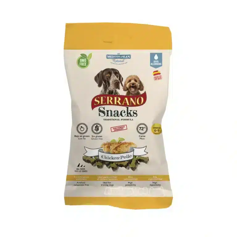 SERRANO Натуральні ласощі для собак 100г, КУРКА