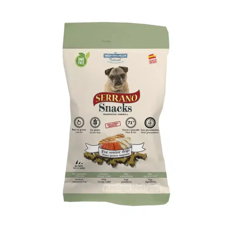 Натуральні ласощі SERRANO для собак літнього віку, 100г