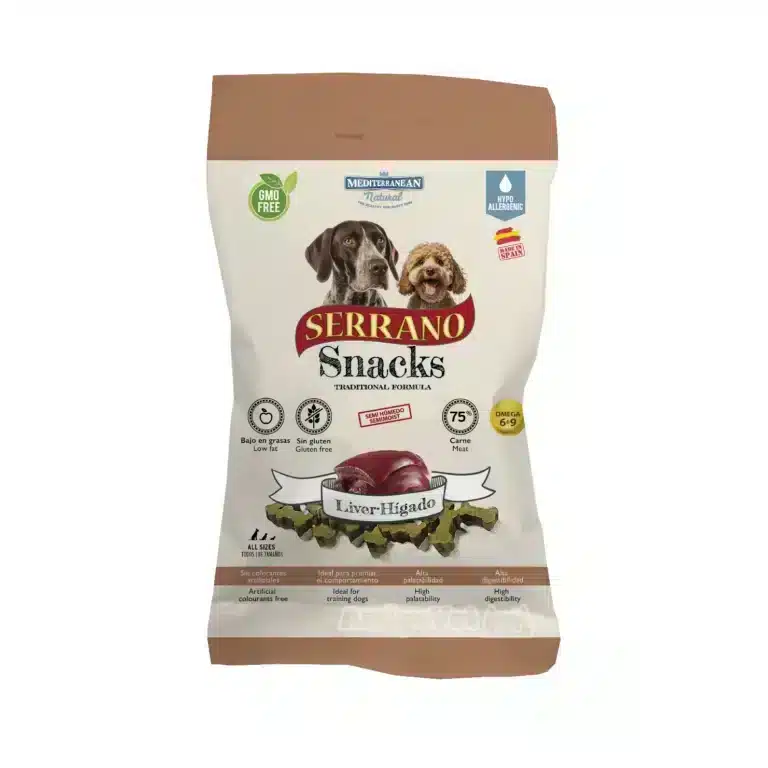SERRANO Натуральні ласощі для собак 100г, ЛІВЕР