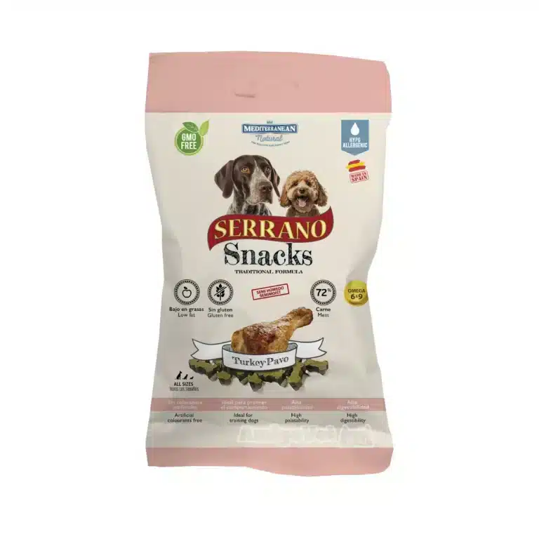 SERRANO Натуральні ласощі для собак 100г, ІНДИЧКА