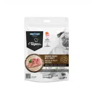 Ласощі Tapas Gourmet з куркою і індичкою для собак, 190 г