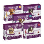Капли Ceva Vectra 3D - инсектоакарицидные для собак, 3 пипетки