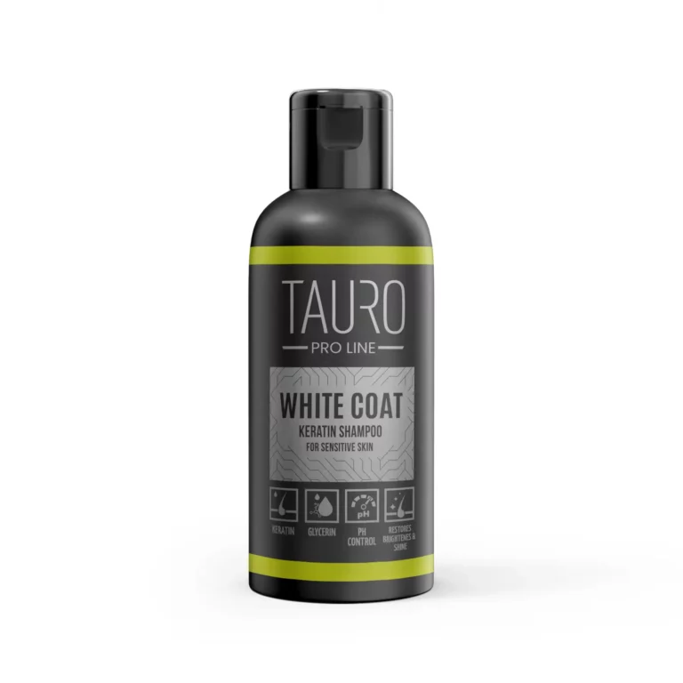 Шампунь White Coat Keratin для собак і котів з білою шерстю