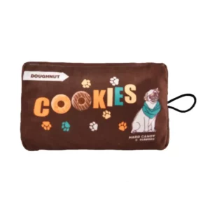 Іграшка Misoko&Co Упаковка печива з пищалкою для собак, 14,2×8,5 см