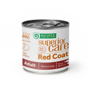 Вологий корм для собак Superior Care Red Coat All Breeds Adult з лососем і тунцем, 140 мл