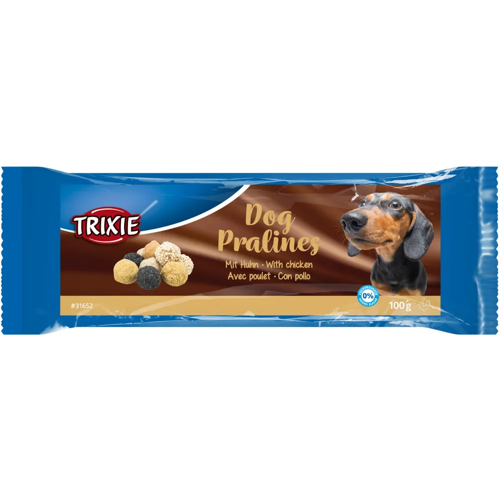 Ласощі для собак Dog Pralines курка, 100г — фото 2