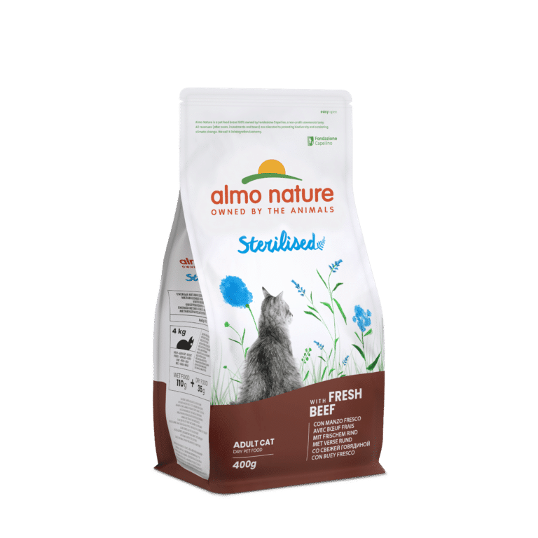 Сухий корм Almo Nature Holistic Cat з яловичиною для стерилізованих котів