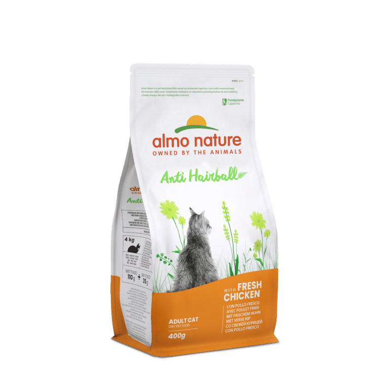 Сухий корм Almo Nature Holistic Cat для виведення шерсті у котів з куркою