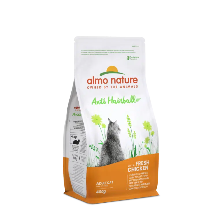 Сухий корм Almo Nature Holistic Cat для виведення шерсті у котів з куркою