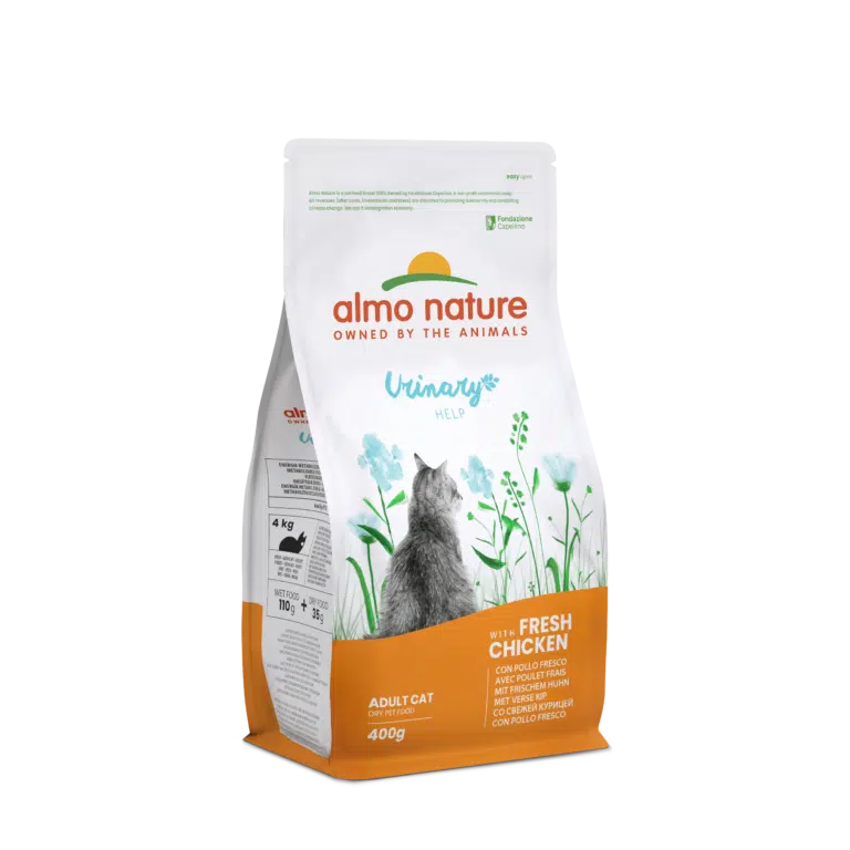 Сухий корм Almo Nature Holistic для дорослих котів з куркою при сечокам'яній