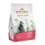 Сухий корм для дорослих котів Almo Nature Holistic Cat для виведення шерсті зі свіжим лососем