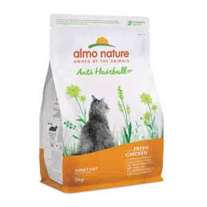 Сухий корм Almo Nature Holistic Cat для виведення шерсті у котів з куркою
