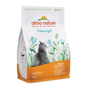 Сухий корм Almo Nature Holistic для дорослих котів з куркою при сечокам'яній