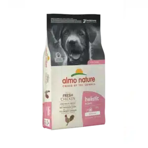 Сухий корм Almo Nature Holistic Dog M для цуценят середніх порід з куркою, 12 кг