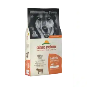 Сухий корм для дорослих собак великих порід Almo Nature Holistic Dog L зі свіжою яловичиною, 12 кг