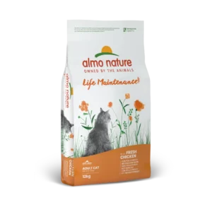 Сухий корм для дорослих котів Almo Nature Holistic Cat зі свіжою куркою
