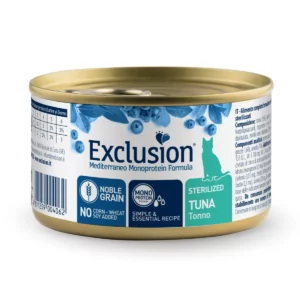 Вологий корм для стерилізованих котів Exclusion Sterilized Tuna з тунцем, 85 г