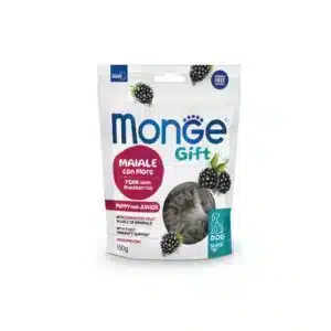 Ласощі Monge Gift Puppy and Junior Growth зі свининою і ожиною для цуценят