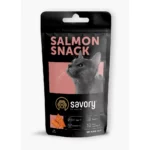 Ласощі для заохочення котів Savory Snack Salmon, подушечки з лососем, 60 г