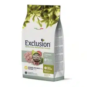 Сухий корм для літніх собак середніх та великих порід Exclusion Mature Chicken Medium & Large Breed з куркою, 3 кг