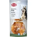 Кольцо Trixie для чистки зубов Denta Fun с курицей натуральная кожа d=6см 110г 2шт/уп
