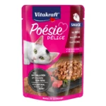 Влажный корм для кошек Vitakraft Poésie Délice pouch сердца в соусе, 85 г
