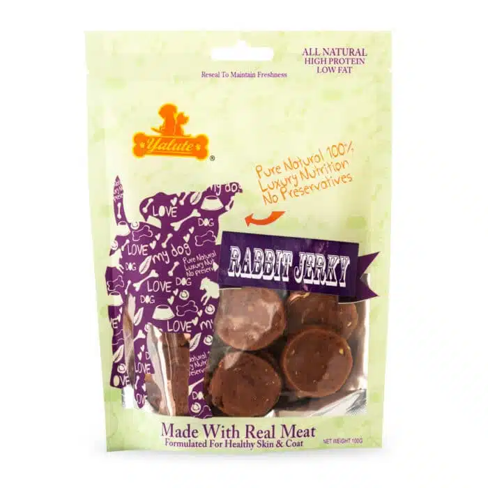 Ласощі Yalute Rabbit and Apple Bit кролик та яблуко для собак, 100 г
