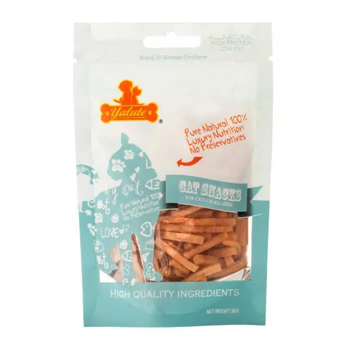 Ласощі Yalute Short Chicken Slices шматочки курки для котів, 50 г