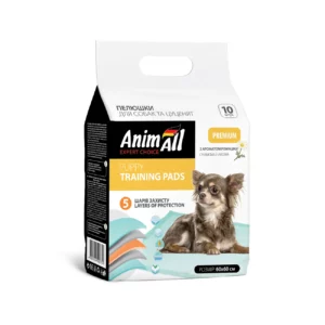 Пелюшки AnimAll 60x60 см з ароматом ромашки для собак, 10 шт