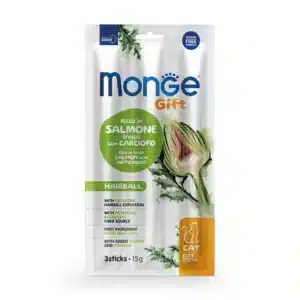 Ласощі Monge Gift Hairball з сьомгою і артишоком для котів
