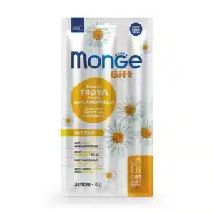 Ласощі Monge Gift Cat Kitten з фореллю та ромашкою для кошенят