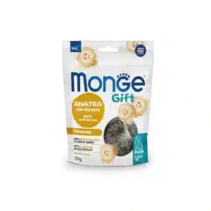 Ласощі Monge Gift Dog Training з качкою та бананом для собак