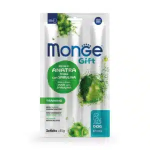 Ласощі Monge Gift Training з качкою і спіруліною для собак