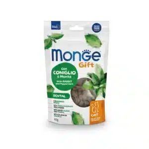 Ласощі Monge Gift Cat Dental з кроликом і перцевою м'ятою для котів
