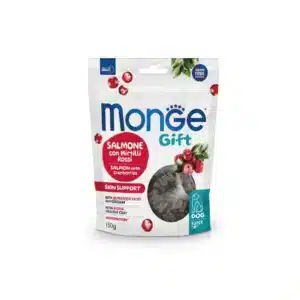Ласощі Monge Gift Dog Skin з лососем і журавлиною для собак