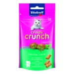 Лакомство для кошек Vitakraft Crispy Crunch подушечки для зубов, с мятой, 60 г