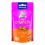 Ласощі для котів Vitakraft Crispy Crunch подушечки з м’ясом птахів, 60 г