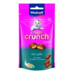 Лакомство для кошек Vitakraft Crispy Crunch подушечки с лососем, 60 г