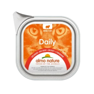 Вологий корм Almo Nature Daily Cat з яловичиною для котів, 100 г