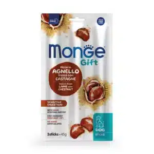 Ласощі Monge Gift Sensitive з ягням і каштанами для собак