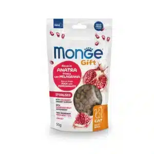 Ласощі Monge Gift Sterilised з качкою і гранатом для стерилізованих котів