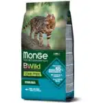 Корм для стерилизованных кошек Monge Cat Bwild Grain Free Sterilised с тунцом