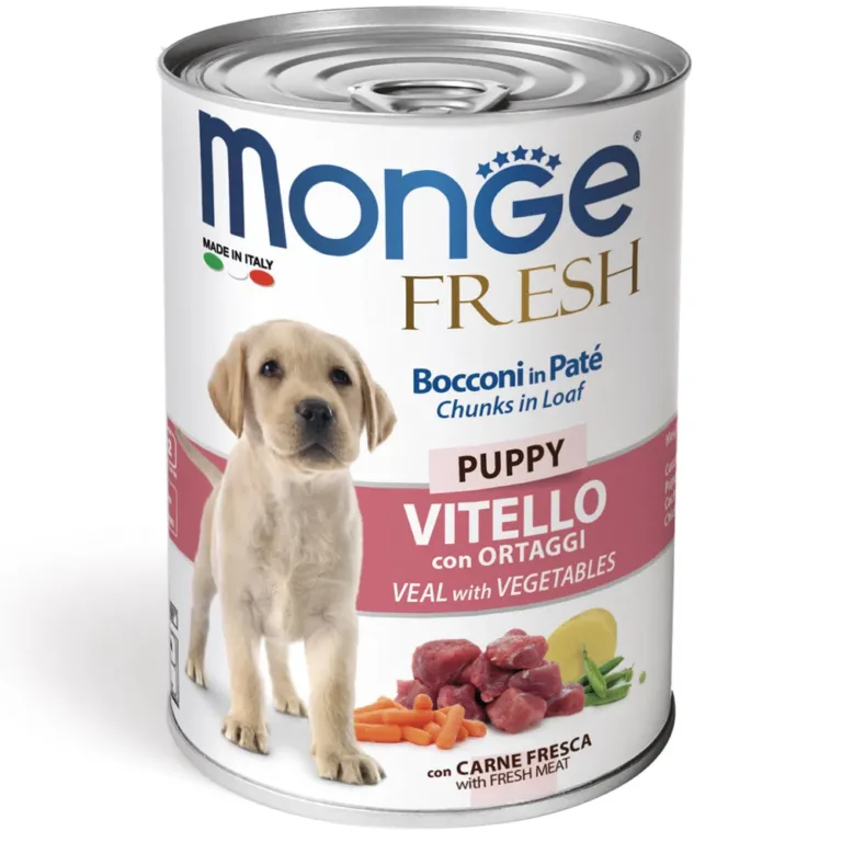 Вологий корм Monge Fresh для цуценят з телятиною, 400 г