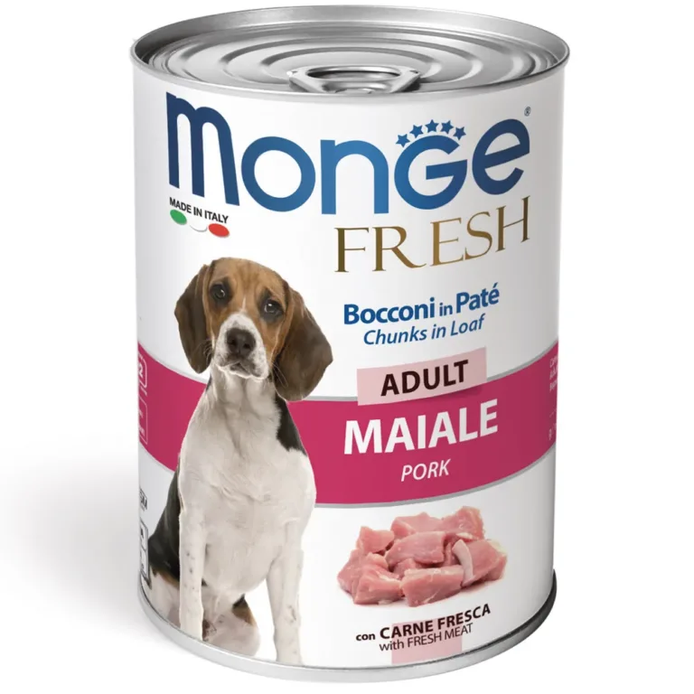 Вологий корм для собак Monge Dog Fresh зі свининою, 400 г