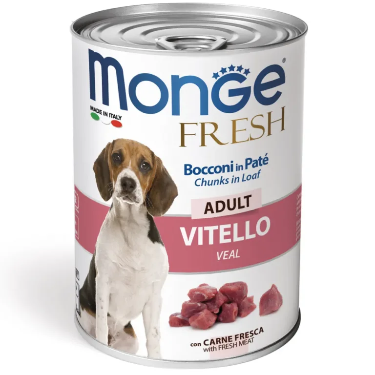 Вологий корм Monge Fresh для собак з телятиною, 400 г