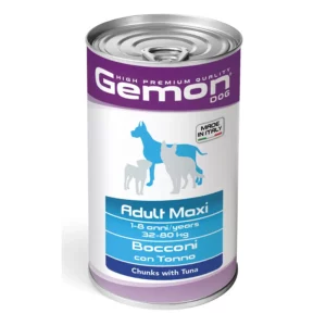 Вологий корм Gemon Maxi Adult для дорослих собак з тунцем, 1.25 кг