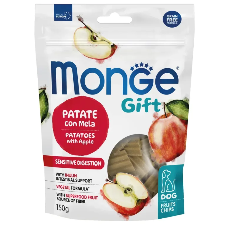 Ласощі Monge Gift Fruit Chips з картоплею і яблуком для собак