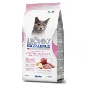 Сухий корм Monge LeChat Excellence Fussy appetite зі свининою для котів, 1.5 кг