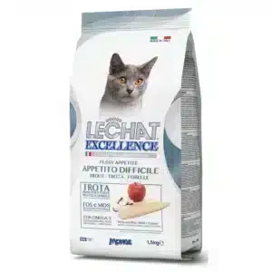 Корм для привередливых котов Monge LECHAT EXCELLENC CAT Fussy appetite форель 1.5кг
