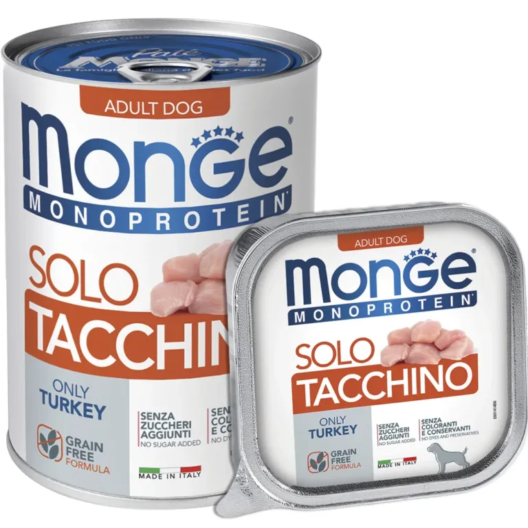 Вологий корм для собак Monge Dog Solo з індичкою